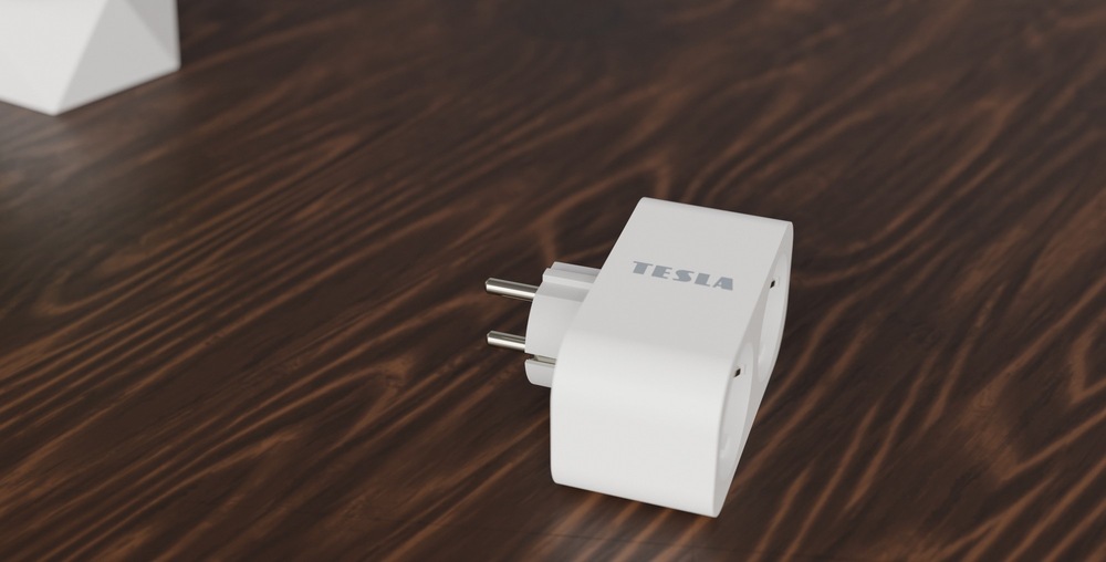 Inteligentná zásuvka Tesla Dual SD300 biela Inteligentná zásuvka Tesla Dual SD300 biela