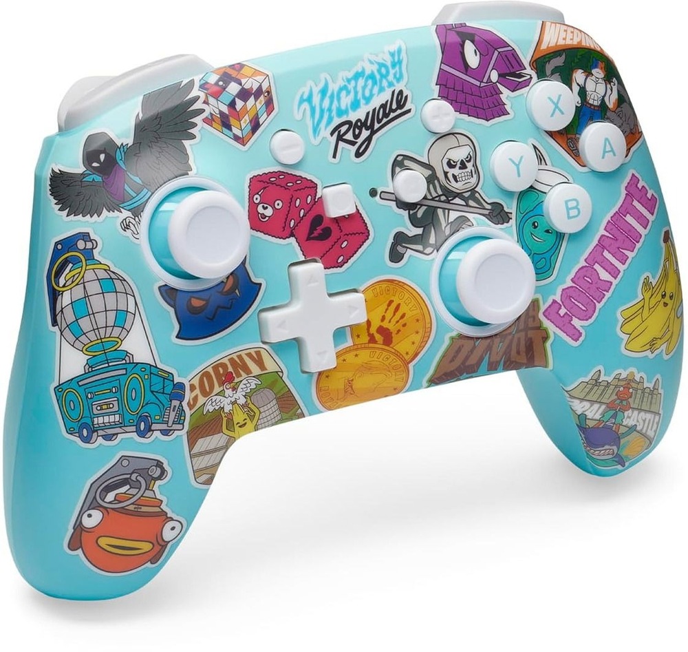 PowerA Enhanced Wireless pre Nintendo Switch - Sticker Mania - Fortnite (NSGP0290-01)
