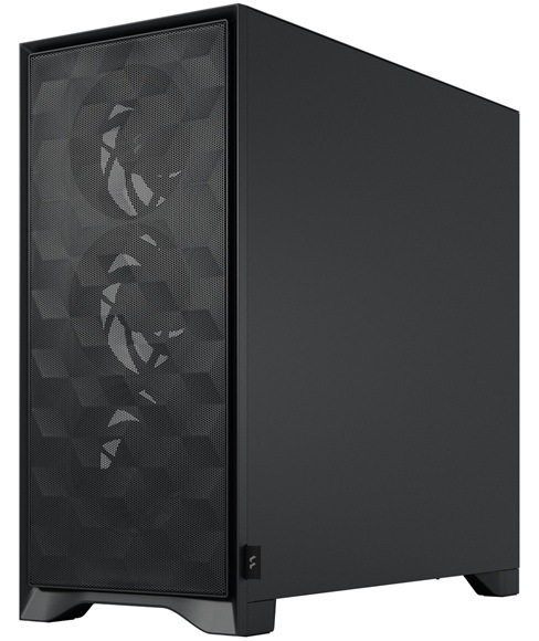 Case FRACTAL DESIGN Pop 2 Air Solid čierna Detail obrázku PC skrine.