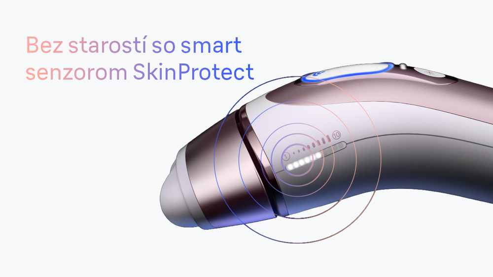 Epilátor Braun Skin i·expert IPL7321 biely/bronzový Epilátor Braun IPL7431 Skin i expert so senzorom SkinProtect