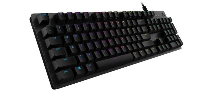 Klávesnica Logitech Gaming G512, RGB, GX Brown (hmatové), US čierna Klávesnica Logitech Gaming G512, RGB, GX Brown (hmatové), US čierna