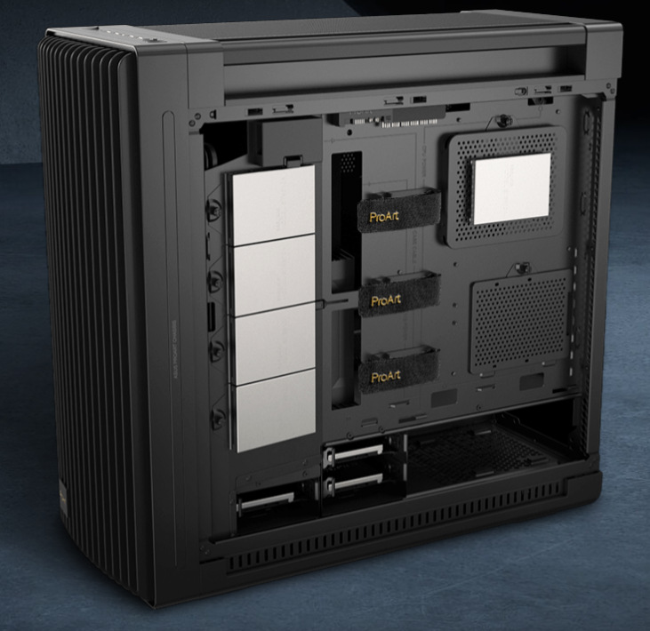 Case Asus ProArt PA602 WOOD METAL čierna Case Asus ProArt PA602 WOOD METAL čierna