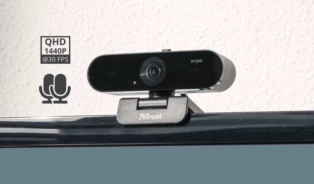 Webkamera Trust TW-250 2K QHD ECO čierna