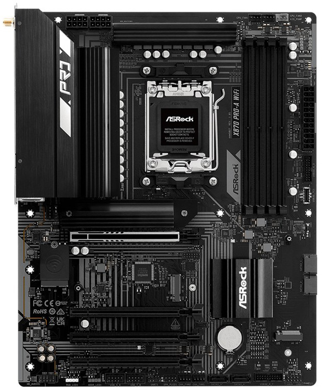 Základná doska ASRock X870 PRO-A WIFI, čierna farba