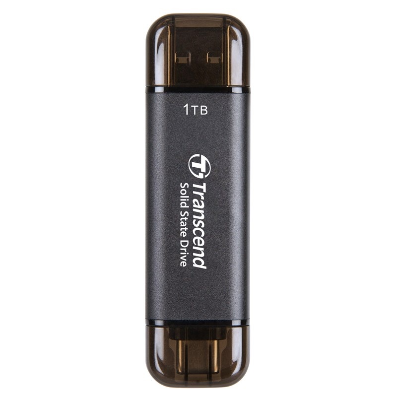 SSD externý Transcend ESD310C 1TB, USB-A/USB-C čierny