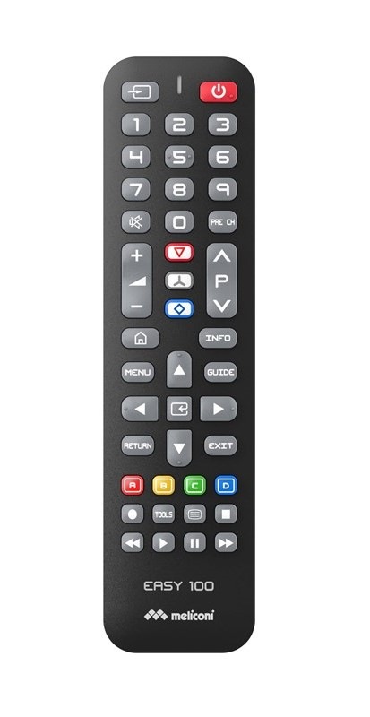 Diaľkový ovládač Meliconi EASY 100 pre Samsung čierny