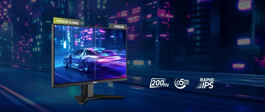 MSI MAG 242F, čierna