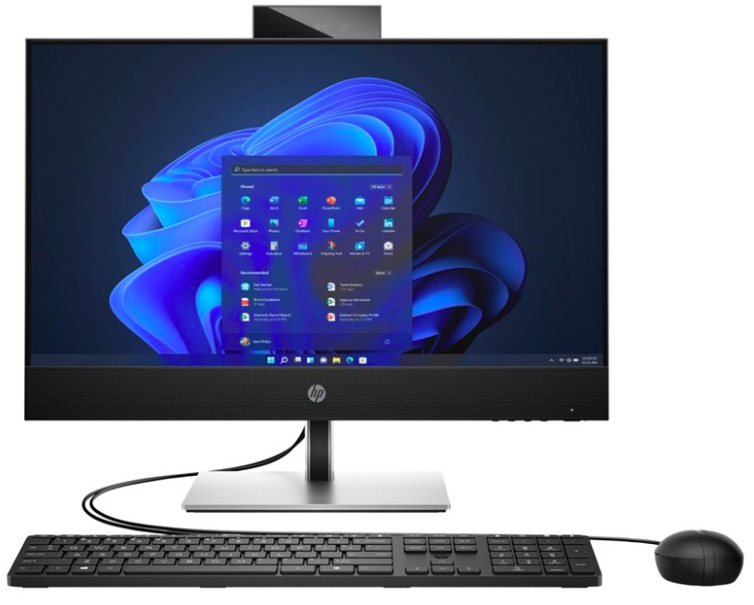 Počítač All In One HP ProOne 440 G9 23.8", bezdotykový, i7-12700T, SSD 512GB, UHD Graphics 770, Microsoft Windows 11 Pro - čierny/strieborný