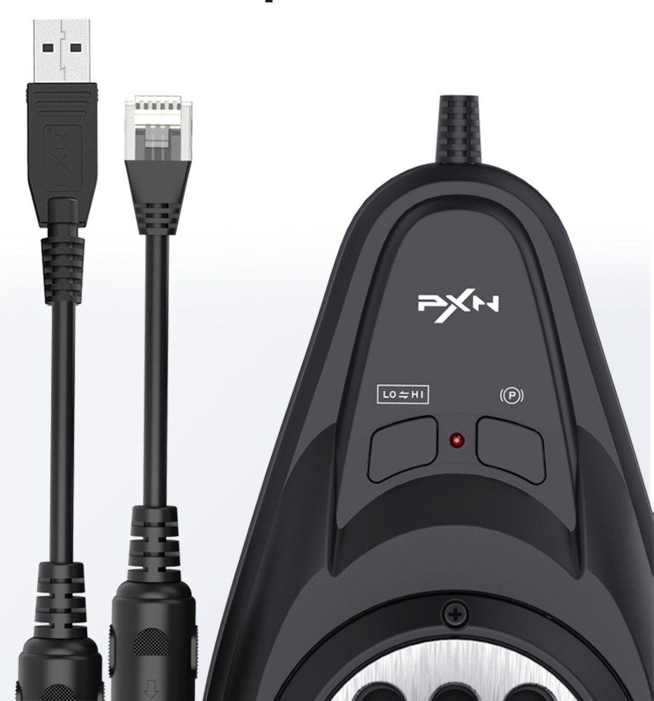 Radiaca páka PXN A7 Shifter H čierna PXN A7 Shifter H spolieha na pripojenie USB a RJ11