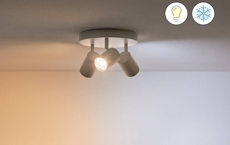 Bodové svietidlo WiZ IMAGEO Spots 3x5W RD, RGB biele Bodové svietidlo WiZ IMAGEO Spots 3x5W RD, RGB biele
