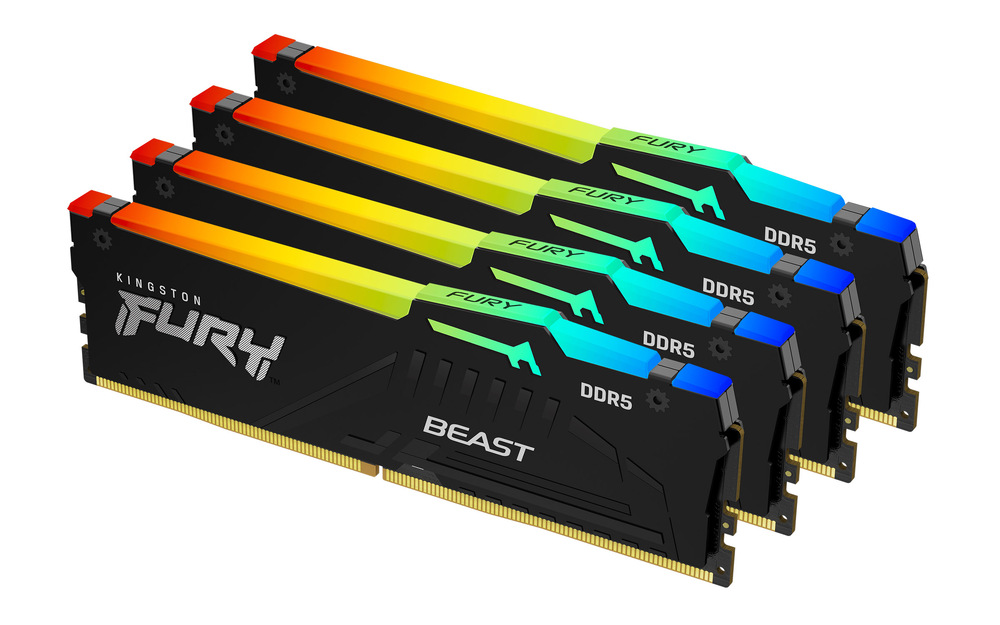 DIMM Kingston FURY Beast Black RGB EXPO 128 GB