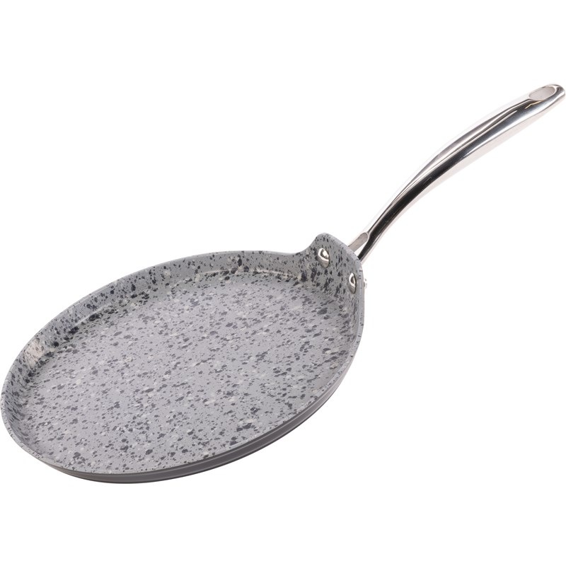 Panvica palacinková Lamart LT1291 GRANIT, 25 cm čierna/sivá