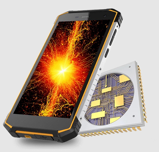 Mobilný telefón myPhone Hammer Energy X2 6 GB / 128 GB čierny/oranžový Mobilný telefón myPhone Hammer Energy X2