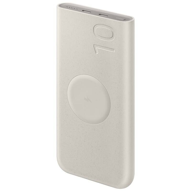 Powerbank Samsung 10 000mAh 25W, bezdrôtové nabíjanie, béžová