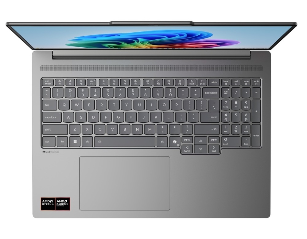 Notebook Lenovo IdeaPad Pro 5 16AGP11 sivý LED displej o veľkosti 16 palcov vás ohromí jasným a brilantným rozlíšením.