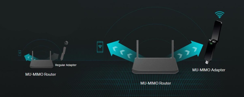 Wi-Fi adaptér TP-Link Archer T4U AC1300 čierny