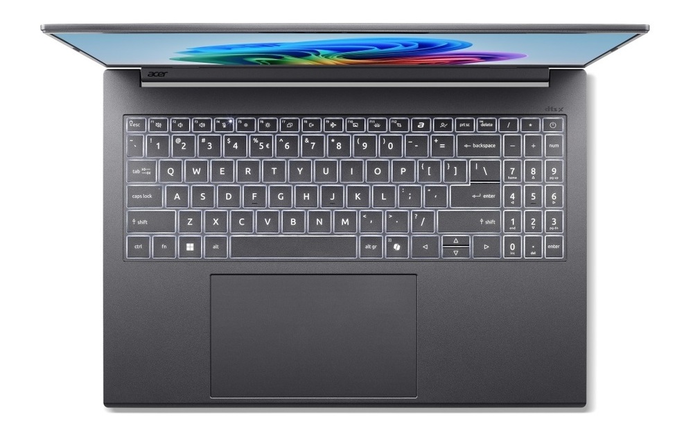 Notebook Acer Aspire 16 AI (A16-52M-515P) sivý Notebook Acer Aspire 16 AI (A16-52M-515P) sivý
