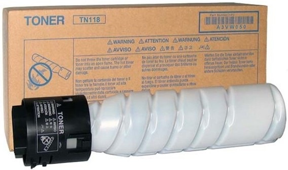 Toner Konica Minolta TN118, A3VW050, A3VW051, 24000 (2x12000) str., 2x 281,5 g - čierny
