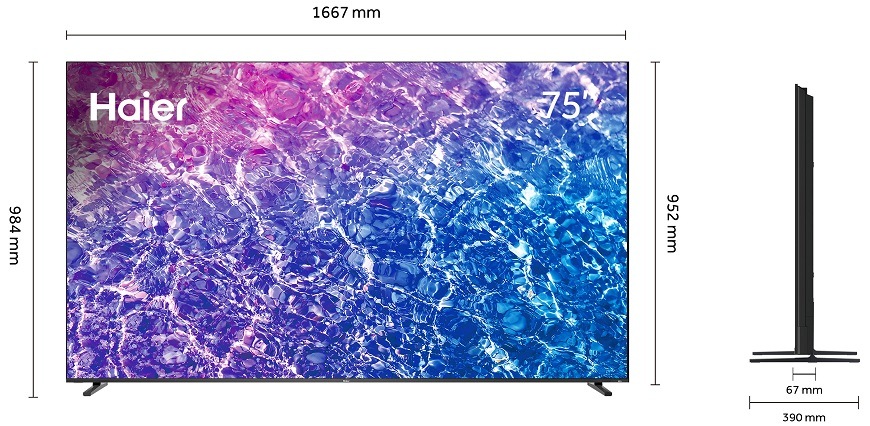 Televízor Haier H75M92FUX
