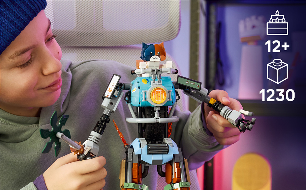 Stavebnica LEGO® Fortnite® 77081 KIT Otočná kľučka roztáča koleso motorky a aplikácia LEGO Builder ponúka prehľadný digitálny návod pre jednoduchšie stavanie.