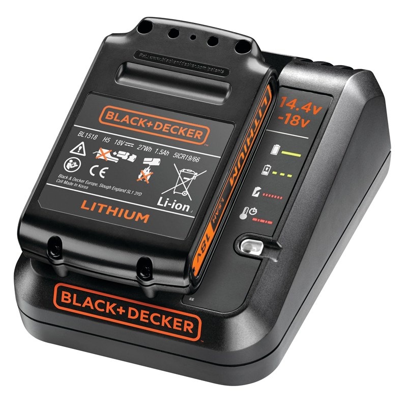 Set baterie a nabíječky BLACK+DECKER BDC1A15-QW
