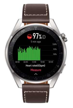 Inteligentné hodinky Huawei Watch 3 Pro - Brown Leather