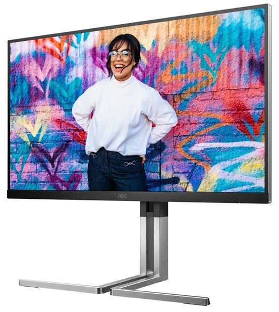 Monitor AOC Q27U3CV čierny/strieborný