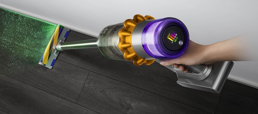 Tyčový vysávač Dyson V15 Detect Fluffy strieborný Tyčový vysávač Dyson V15 Detect Fluffy strieborný