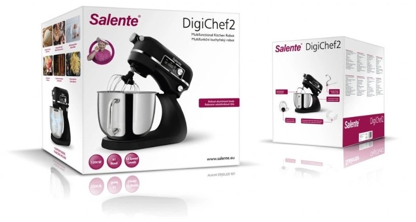Kuchynský robot Salente DigiChef2 čierny Kuchynský robot Salente DigiChef2