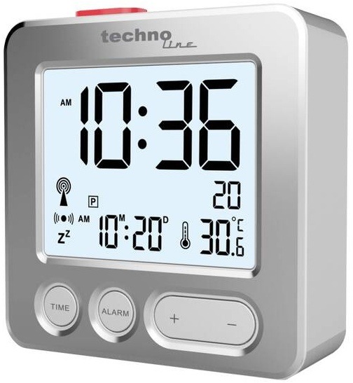 Budík TechnoLine WT 265 strieborný Budík TechnoLine WT 265 strieborný