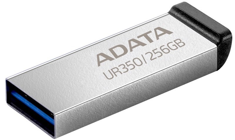 ADATA Flash Disk 256GB UR350, USB 3.2, strieborno-čierna