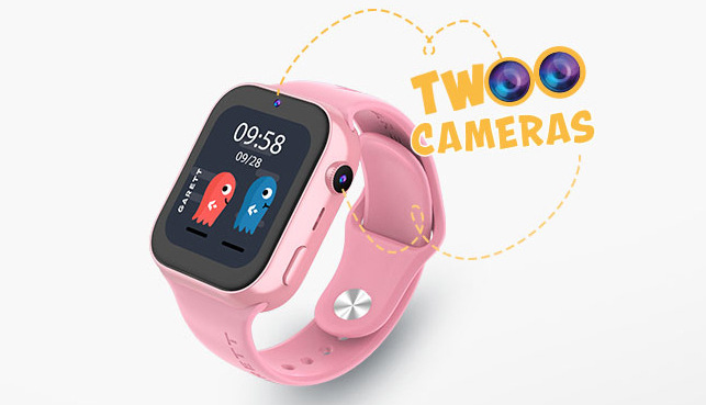 Inteligentné hodinky Garett Kids Twin 2 4G čierne Inteligentné hodinky Garett Kids Twin 2 4G čierne