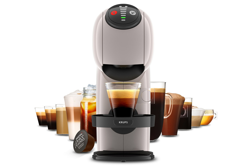 Kapsulový kávovar Krups Nescafé Dolce Gusto Genio S Basic KP243AF0, taupe Krups KP243AF0 Nescafé Dolce Gusto Genio S basic