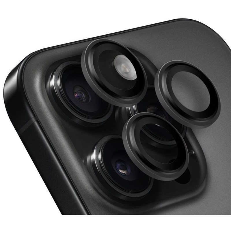 Ochranné sklo šošovky fotoaparátu Obal:Me Lens Protector na Apple iPhone 16 Pro/16 Pro Max čierne