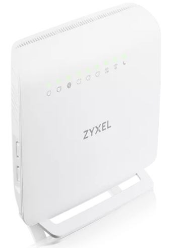 Router ZyXEL EX3501 WiFi 6 AX3000 biely Router ZyXEL EX3501 WiFi 6 AX3000 v detaile z bočnej strany