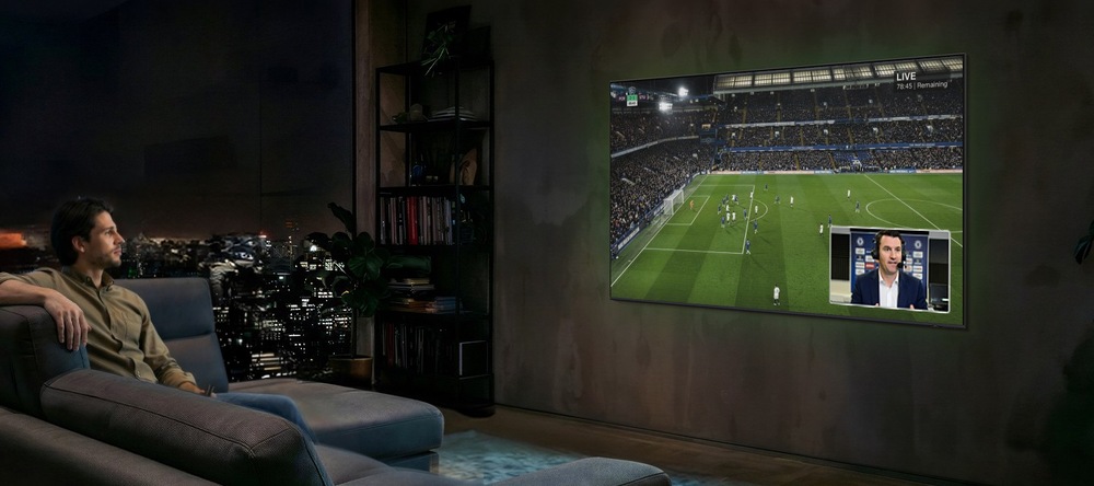 Televízor Samsung UE65M80H Televízia Samsung sledovanie v obývačke