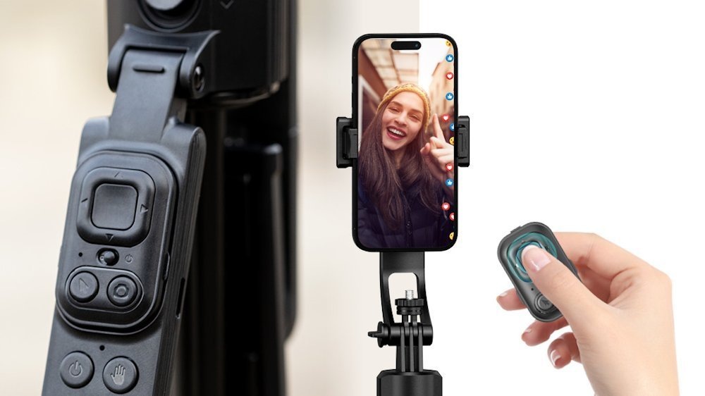 Statív Rollei Easy Creator Quadpod AI-Tracking čierny