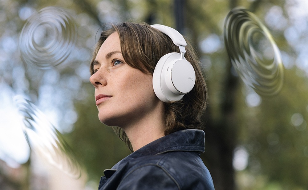 Slúchadlá AKG N9 Hybrid čierna Ilustrácia priestorové zvuku slúchadiel cez uši AKG N9 Hybrid