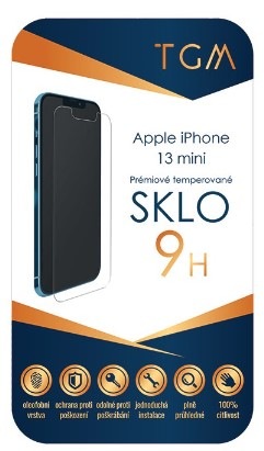 Tvrdené sklo TGM na Apple iPhone 13 mini