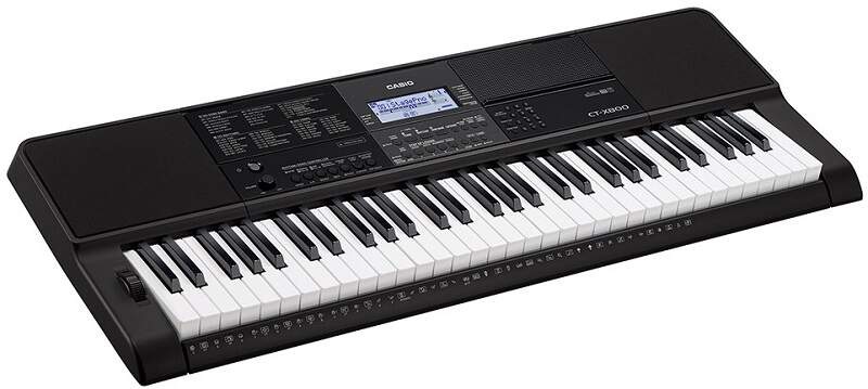 Elektronické klávesy Casio CT X800 čierna