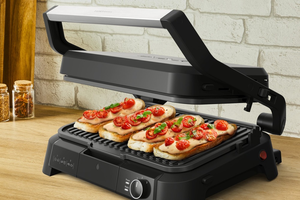 Gril Tefal GC520DE0 Supergrill 3in1 XL strieborný Gril Tefal GC520DE0 Supergrill 3in1 XL strieborný