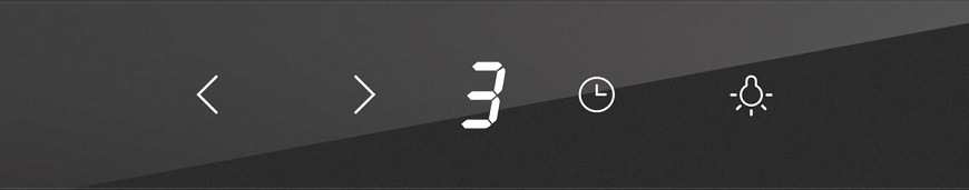 Odsávač pár Gorenje IHT943E6XGB, nerez, ovládací panel
