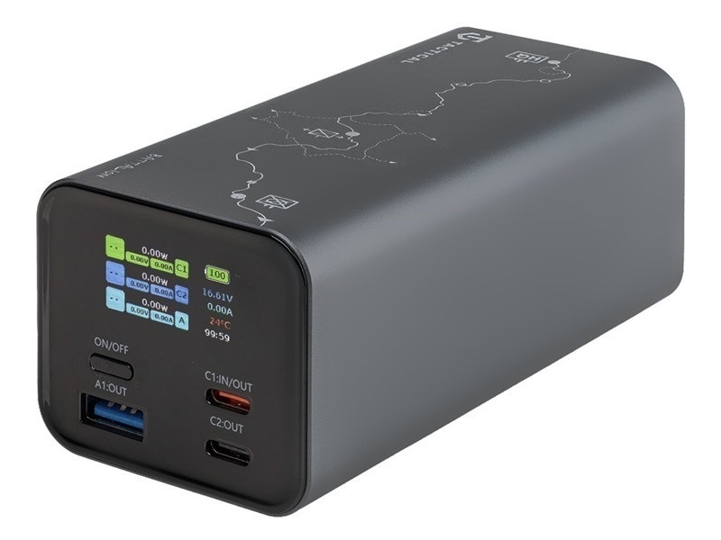 Powerbanka Tactical s kapacitou 20 000 mAh, šedá farba