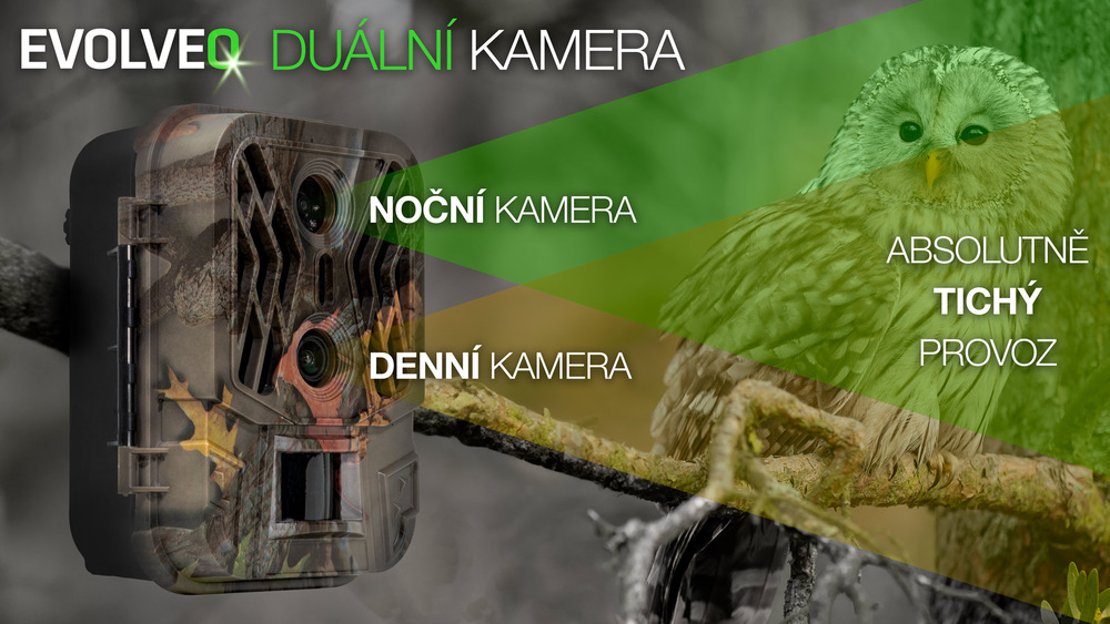 Fotopasca Evolveo StrongVision DUAL A maskáčová farba