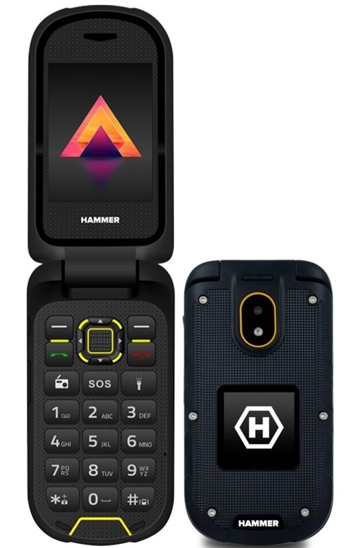 Mobilný telefón myPhone Hammer Bow LTE čierny/oranžový