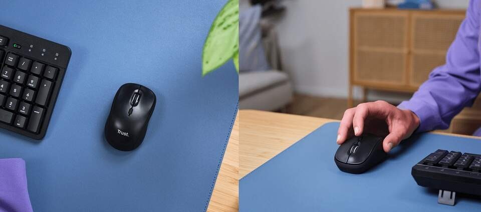 Myš Trust YVI+ Compact čierna Myš Trust YVI+ Compact čierna