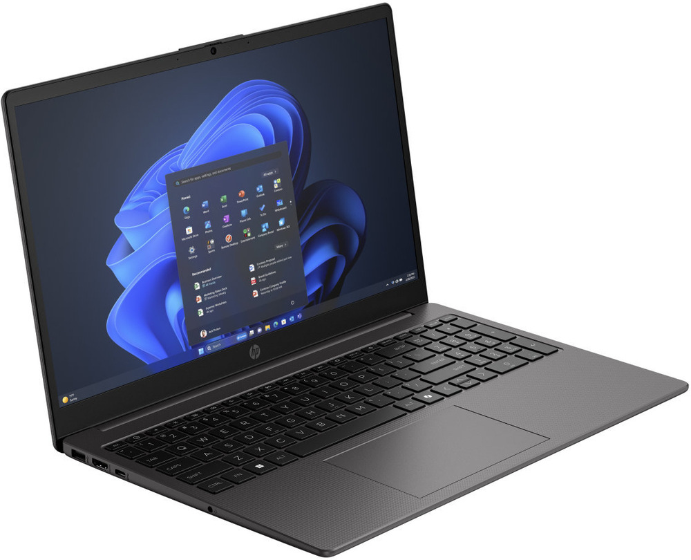 Pohľad šikmo z pravej strany na HP 255R G10