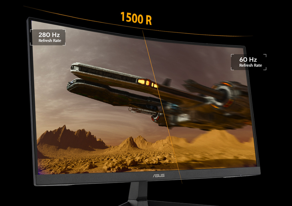 Herný monitor Asus TUF Gaming VG27VQM1B čierny ASUS TUF Gaming VG27VQM1B ponúka 280Hz obnovovaciu frekvenciu