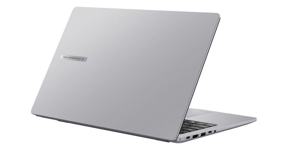 Pootvorený notebook ASUS ExpertBook P1 (P1503CVA-S72965X) otočený doprava