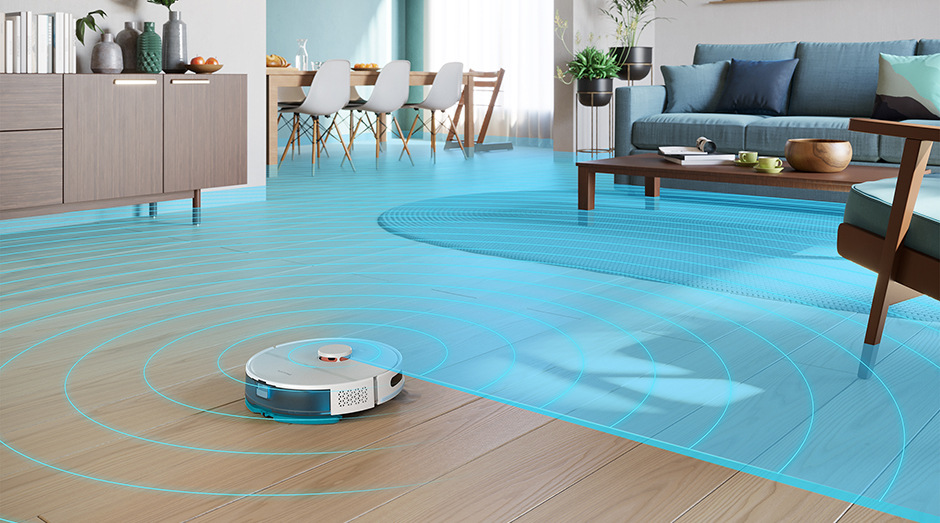 Robotický vysávač Philips Series 2000 XU2100/20 biely Philips XU2100/20 Series 2000″ width=